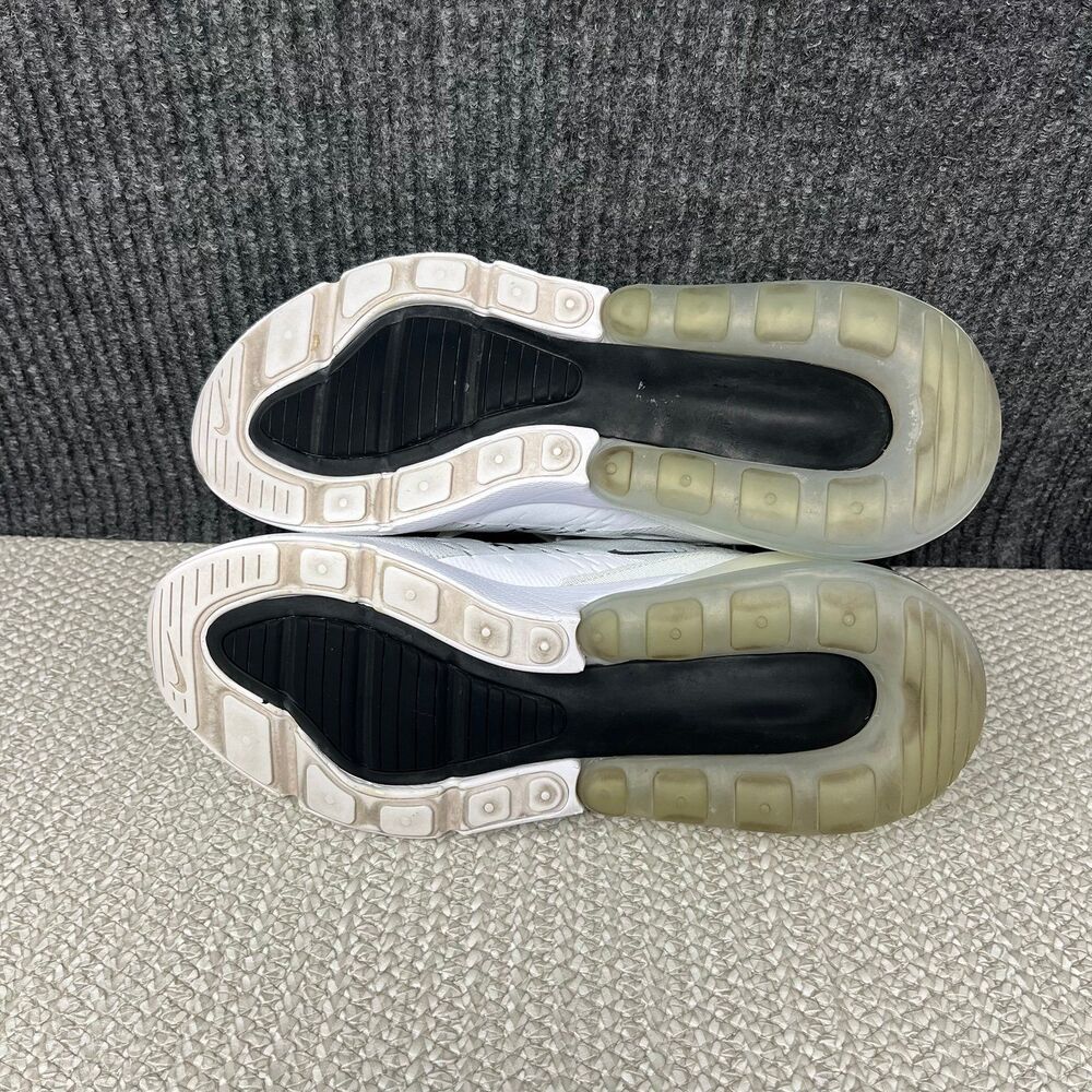 Nike Air Max 270 White Black Athletic Running Shoes Women’s 8 AH6789-100 - Picture 6 of 8